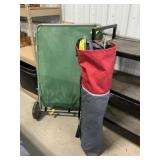 Ames Leaf Baggger & Folding Chair in Case