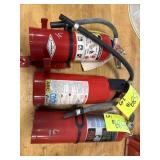 3 Fire Extinguishers