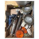 2 Grease Guns, Headlights & Misc