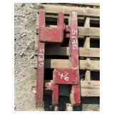 Pair of Heavy Duty Hammer Strap Hitches