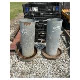 2 K-Line 50 lb Chicken Feeders