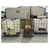 2-250 Gallon Totes Cut-Out -Would Make Goat Shed