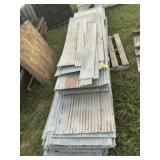 Pile of Corrugated Steel