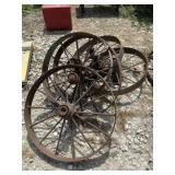 5 Steel Wheels - 32 in x 4 in