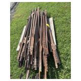 Pallet of 6-ft T-Posts, Qty: 75