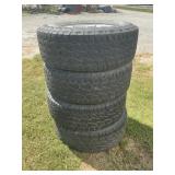 4-285/70R17 tires on Aluminum Rims
