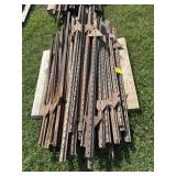 Pallet of 5-ft U-Posts, Qty: 78