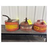 3 -2 1/2 gallon Gas Cans