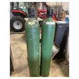 2 Large Oxygen Tanks
