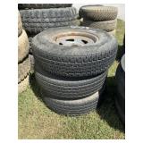 3-215/75R14 Tires on 5-Bolt Rims