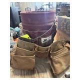 4 Tool Belts & Job Box Bucket Tool Holder