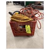 Milk Crate w/ Misc Items