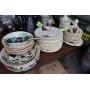 Lot of assorted dishes, serving platter, bowls