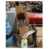 Lot of nickel finish cabinet bar pulls