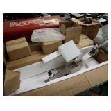Lot of 2, 3 light contemporary vanity lights, NEW