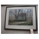 Back Road signed and numbered framed print