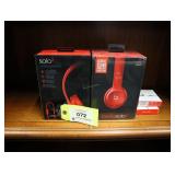 Lot of 2 Beats Solo2 RED on ear headphones NEW