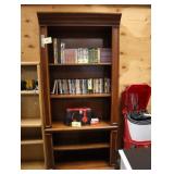 Wooden bookcase, 80 in x 36 in