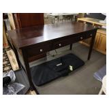 Computer desk with power