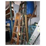 8 ft wooden step ladder