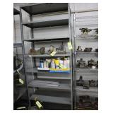 Metal shelving unit