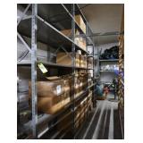 Lot of 3 metal shelves