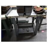 Metal base work table