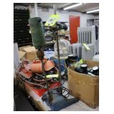 Paddle mixer, bench model, adjustable height