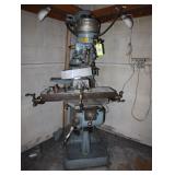 Bridgeport 1 hp milling machine, Serial #19606,