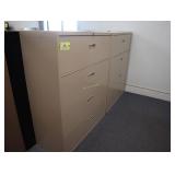 Lot of 2 file cabinets
