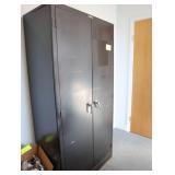 Metal storage cabinet