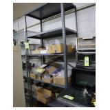 Metal shelving unit