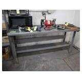 Metal toolmakers bench, 6 ft.