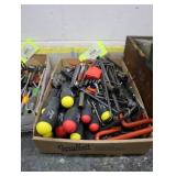 Assorted lot of hex wrenches