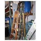 6 ft wooden step ladder
