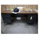 Metal desk