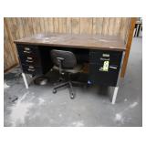 Metal desk