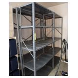 Lot of 4 metal shelves