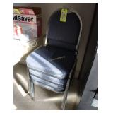 Lot of 4 padded seats