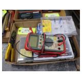 Voltage meter, soldering gun