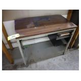 Small metal desk