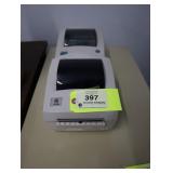 Lot of 2 UPS thermal transfer label printers