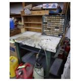 Metal base work table