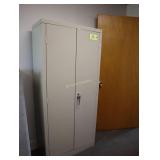 Metal storage cabinet