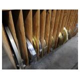 Lot of flat stock, linking wire, brass, steel,