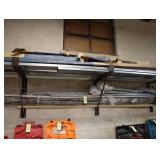 Lot of steel stud, drop ceiling rails, concrete