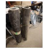 Lot of 3 rolls of asphalt felt