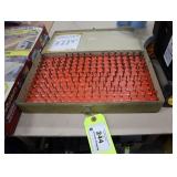 Pin gauge set, .061 - .250 incomplete