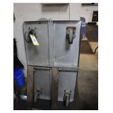 Lot of 2 steel dollies