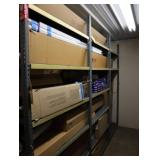Contents of 3 shelves of bulbs, florescent tubes,